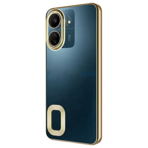 Xiaomi Redmi 13C Kılıf Kamera Korumalı Logo Gösteren Patinda Omega Kapak