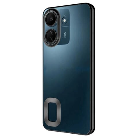 Xiaomi Redmi 13C Kılıf Kamera Korumalı Logo Gösteren Patinda Omega Kapak