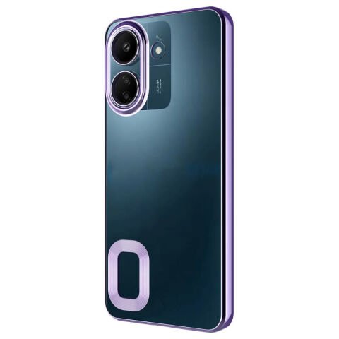 Xiaomi Redmi 13C Kılıf Kamera Korumalı Logo Gösteren Patinda Omega Kapak