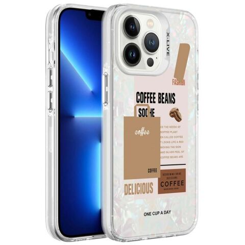 Apple iPhone 13 Pro Kılıf Mermer Desenli Patinda Marbello Kapak
