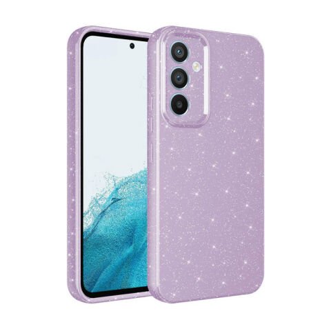Galaxy S24 Plus Kılıf Kamera Korumalı Simli Lüks Patinda Koton Kapak