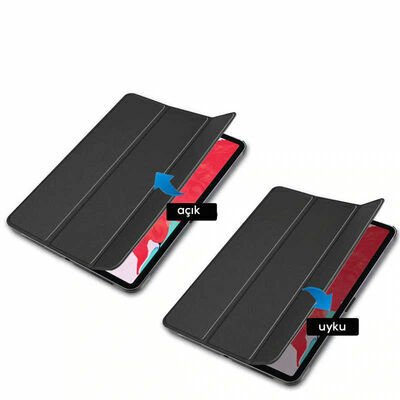 Huawei MatePad T10 Patinda Smart Cover Standlı 1-1 Kılıf