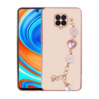 Xiaomi Redmi Note 9S Kılıf El Tutamaçlı Kamera Korumalı Patinda Taka Silikon Kapak