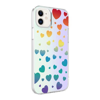 Apple iPhone 11 Kılıf Patinda M-Blue Desenli Kapak