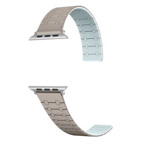 Apple Watch Ultra 49mm Patinda KRD-111 Çizgili Desenli Silikon Kordon