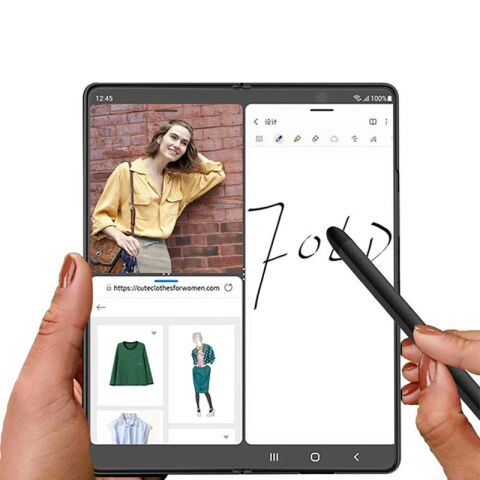 Galaxy Z Fold 5 Patinda C-Pen Dokunmatik Kalem