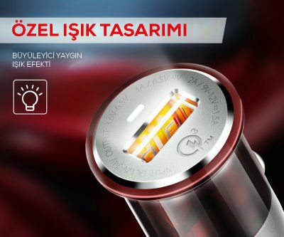 Patinda ZR-C304Q Micro Araç Şarj Seti