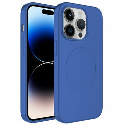 Apple iPhone 11 Pro Max Kılıf Magsafe Wireless Şarj Özellikli Pastel Renk Silikon Patinda Plas Kapak