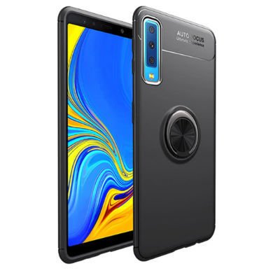 Galaxy A7 2018 Kılıf Patinda Ravel Silikon Kapak