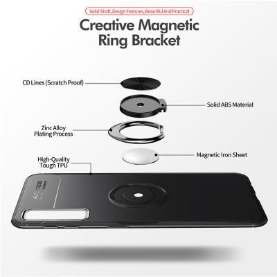 Galaxy A7 2018 Kılıf Patinda Ravel Silikon Kapak