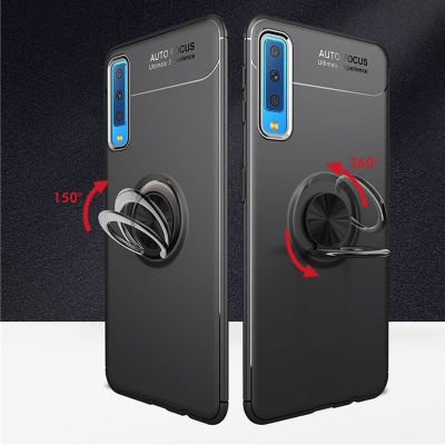 Galaxy A7 2018 Kılıf Patinda Ravel Silikon Kapak