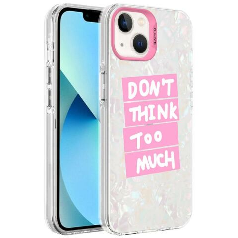 Apple iPhone 13 Kılıf Mermer Desenli Patinda Marbello Kapak