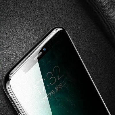 Apple iPhone 14 Pro Patinda Anti-Dust Privacy Temperli Ekran Koruyucu