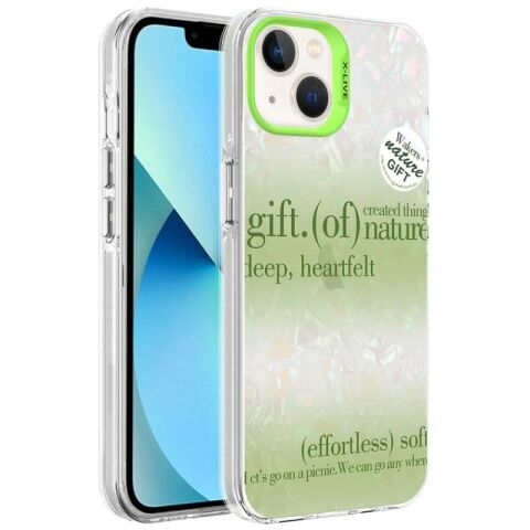 Apple iPhone 13 Kılıf Mermer Desenli Patinda Marbello Kapak