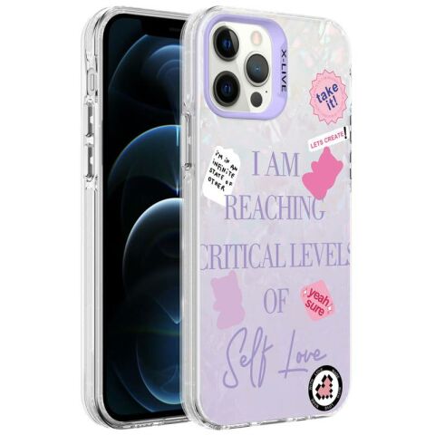 Apple iPhone 12 Pro Max Kılıf Mermer Desenli Patinda Marbello Kapak
