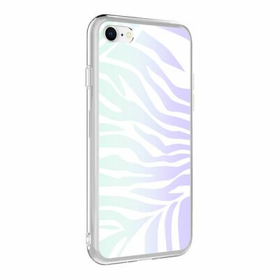 Apple iPhone SE 2020 Kılıf Patinda M-Blue Desenli Kapak
