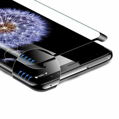 Galaxy Note 9 Patinda Kavisli Full Yapışkanlı Cam Ekran Koruyucu