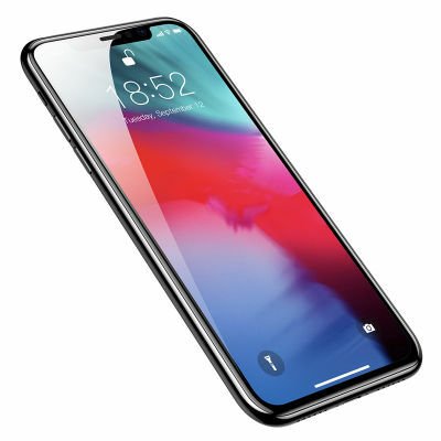 Apple iPhone XS Max 6.5 Patinda Kenarları Kırılmaya Dayanıklı Cam Ekran Koruyucu