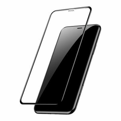 Apple iPhone XS Max 6.5 Patinda Kenarları Kırılmaya Dayanıklı Cam Ekran Koruyucu