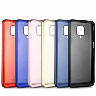 Xiaomi Redmi Note 9S Kılıf Patinda 360 3 Parçalı Rubber Kapak