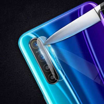 Realme 5 Pro Patinda Kamera Lens Koruyucu Cam Filmi