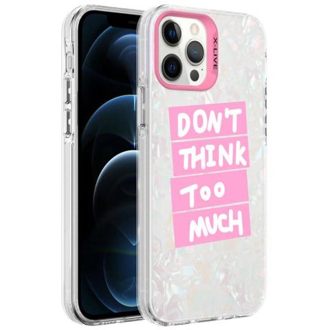 Apple iPhone 12 Pro Kılıf Mermer Desenli Patinda Marbello Kapak