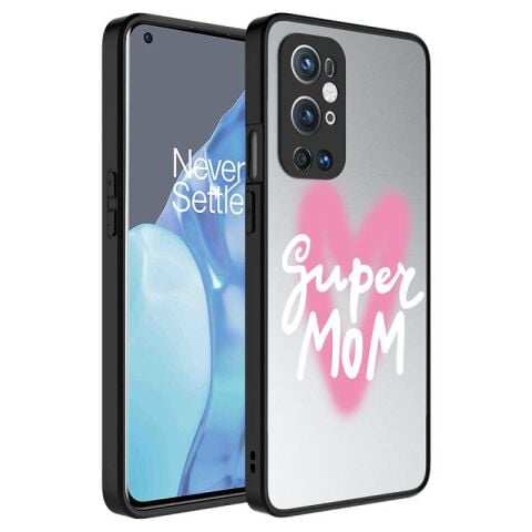 One Plus 9 Pro Kılıf Aynalı Desenli Kamera Korumalı Parlak Patinda Mirror Kapak