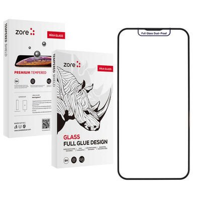 Apple iPhone 12 Patinda Rika Premium Temperli Cam Ekran Koruyucu