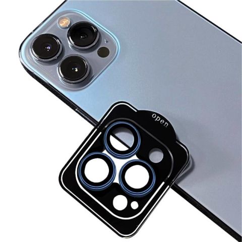 Apple iPhone 11 Pro Max Patinda CL-11 Safir Parmak İzi Bırakmayan Anti-Reflective Kamera Lens Koruyucu