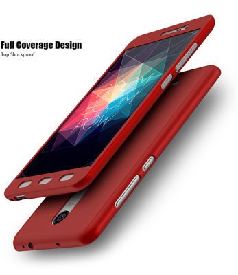 Xiaomi Redmi Note 4X Kılıf Patinda 360 3 Parçalı Rubber Kapak
