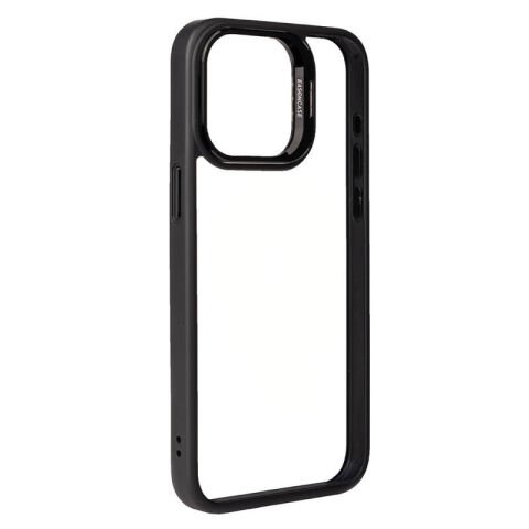 Apple iPhone 15 Pro Kılıf Kamera Lens Korumalı Standlı Patinda Klon Lensli Kapak