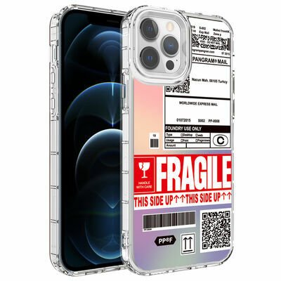 Apple iPhone 13 Pro Kılıf Kamera Korumalı Renkli Desenli Sert Silikon Patinda Korn Kapak