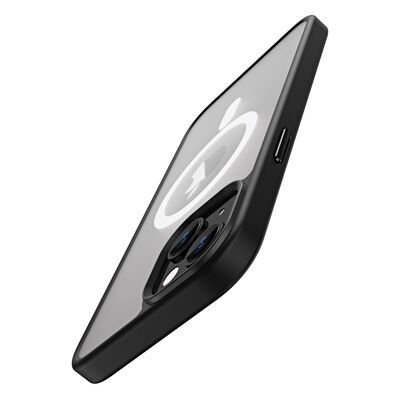 Apple iPhone 14 Kılıf Wireless Şarj Özellikli Patinda Hibrit Magsafe Kapak