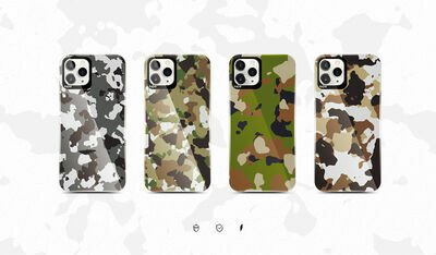 Apple iPhone 12 Pro Kılıf Kajsa Camo Kapak