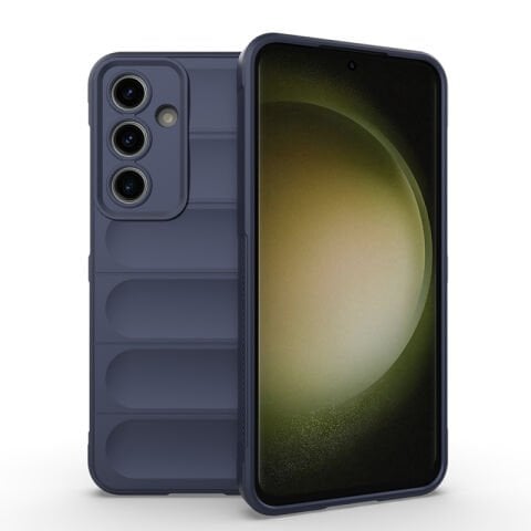 Galaxy S24 FE Kılıf Esnek TPU Oyuklu Arka Yüzey Tasarımlı Patinda Etnik Silikon Kapak