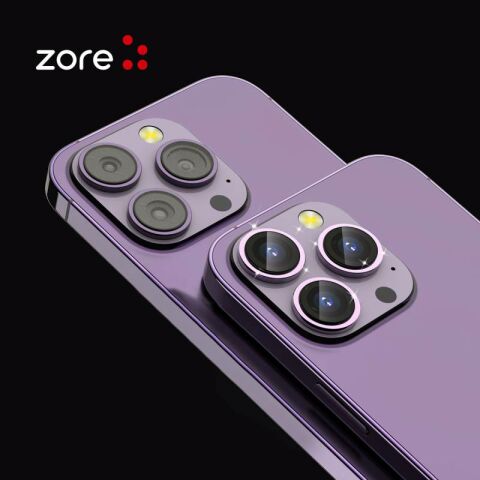 Apple iPhone 14 Patinda CL-12 Premium Safir Parmak İzi Bırakmayan Anti-Reflective Kamera Lens Koruyucu