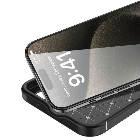 Apple iPhone 16 Pro Max Kılıf Patinda Negro Silikon Kapak