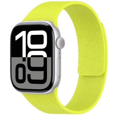 Apple Watch 38mm Patinda KRD-136 Kabartma Desenli Silikon Kordon