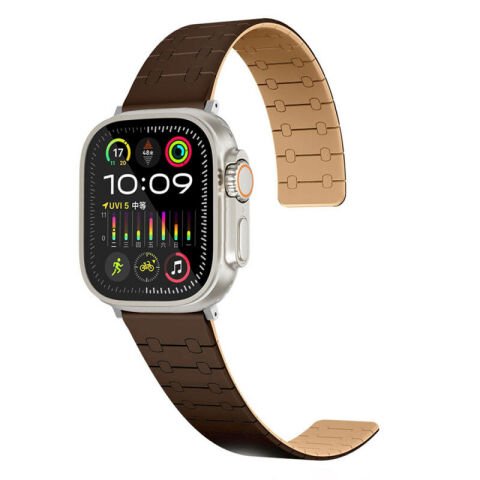 Apple Watch 40mm Patinda KRD-111 Çizgili Desenli Silikon Kordon