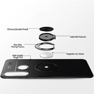Huawei P40 Lite E Kılıf Patinda Ravel Silikon Kapak