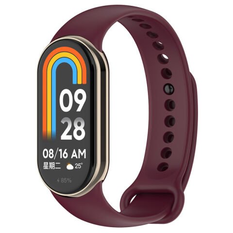 Xiaomi Mi Band 8 Serisi Klasik Kordon Silikon Strap Kayış Haki
