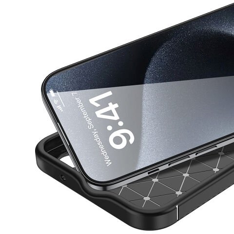 Apple iPhone 16 Plus Kılıf Patinda Negro Silikon Kapak