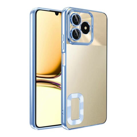 Realme C53 Kılıf Kamera Korumalı Logo Gösteren Patinda Omega Kapak