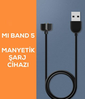 Xiaomi Mi Band 5 Patinda Usb Şarj Kablosu