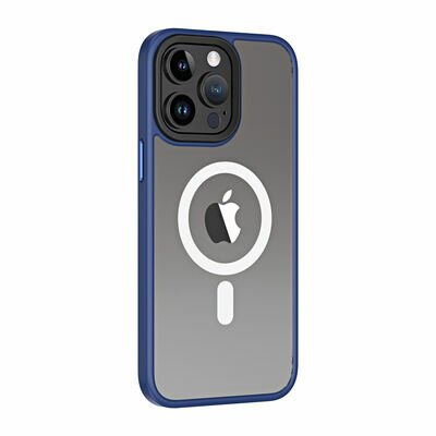 Apple iPhone 13 Pro Max Kılıf Wireless Şarj Özellikli Patinda Hibrit Magsafe Kapak
