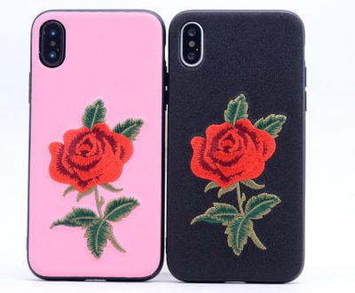 Apple iPhone X Kılıf Patinda Rose Kapak