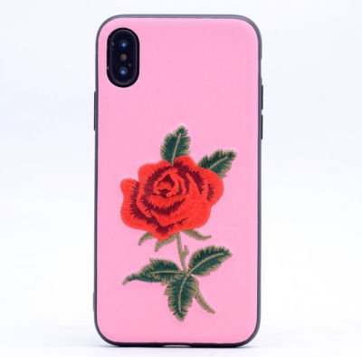 Apple iPhone X Kılıf Patinda Rose Kapak