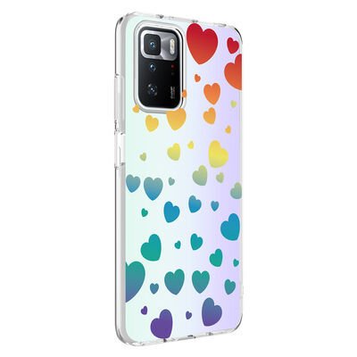 Xiaomi Redmi 10 Kılıf Patinda M-Blue Desenli Kapak