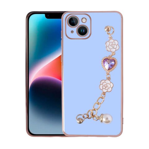 Apple iPhone 15 Plus Kılıf El Tutamaçlı Kamera Korumalı Patinda Taka Silikon Kapak