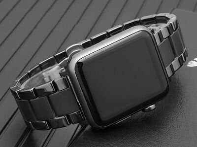 Apple Watch 42mm Mat Seramik Metal Kordon